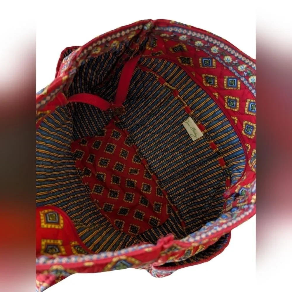Vera Bradley Villa red tote bag